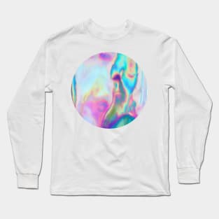 Iridescence - Rainbow Abstract Long Sleeve T-Shirt